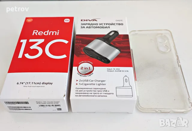 Xiaomi Redmi 13C 8GB RAM 256GB Смартфон + Бонус Авто Зарядно, снимка 2 - Xiaomi - 55665994