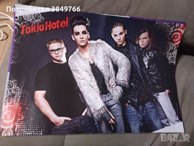 tokio hotel токио хотел плакат 