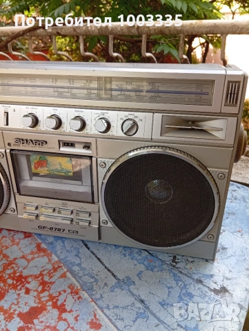 Касетофон Sharp GF 8787, снимка 3 - Радиокасетофони, транзистори - 55068516