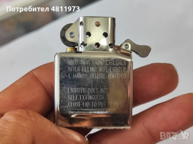 Оригинална запалка zippo The nato school 2003 г, снимка 6 - Колекции - 55529545