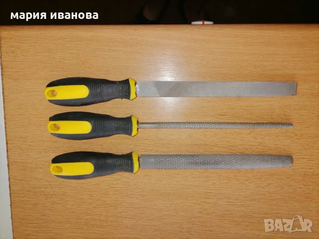 Три пили метал дърво