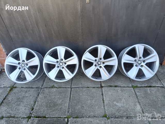 ОРИГИНАЛНИ джанти 17 ' цола 5x112 57,1 Seat / СЕАТ VW AUDI Skoda 7,5J ET51, снимка 6 - Гуми и джанти - 54844868