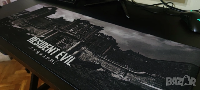 Resident Evil Requiem Mousepad R.P.D Racoon City Police Department Destroyed, снимка 2 - Джойстици и геймпадове - 54526048