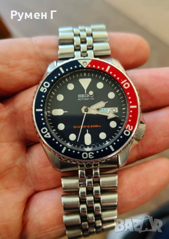 Оригинален рядък Seiko SKX009, 200м, автомат, бартер, снимка 2 - Мъжки - 54660994