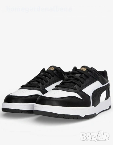 Маратонки PUMA Rebound Game Low черно бяло унисекс стелка SoftFoam+ 40-44, снимка 5 - Маратонки - 54374260