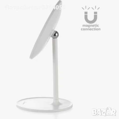 LED козметично огледало за грим Luigi Ferrero FR- 805M 20x20 cm, снимка 6 - Други - 55182526