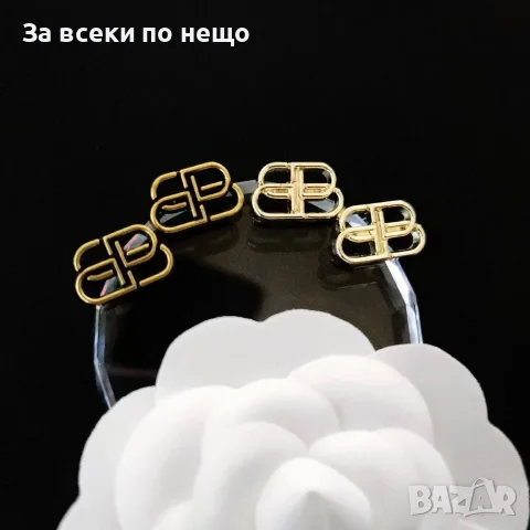 Balenciaga Дамски Обеци От Неръждаема Стомана В Кутия На Марката Код SK1865