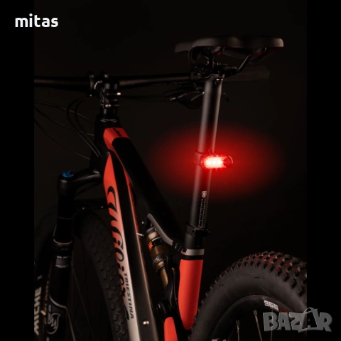 Задна LED стоп светлина за велосипед FORCE PILL 12LM, 3 x LED, USB, снимка 3 - Аксесоари за велосипеди - 54874249