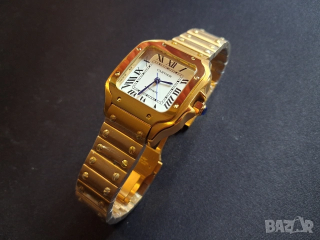 Cartier Santos Дамски - 32mm, снимка 3 - Дамски - 54930679