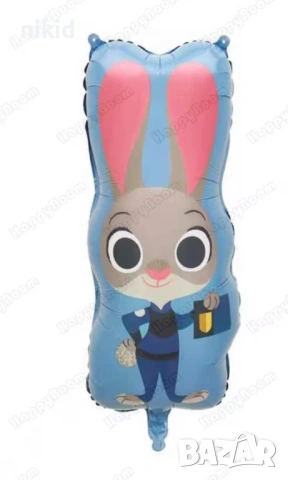 Зоотопия Зоотрополис Zootropolis Zootopia Обикновен латекс латексов фолио фолиев балон хелий, снимка 18 - Други - 36744405
