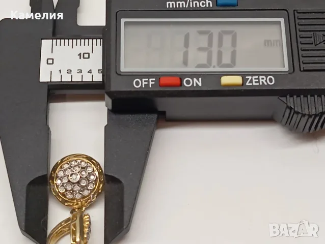 Златни обеци с брилианти , снимка 8 - Обеци - 55595270