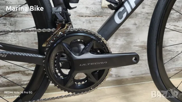 Карбонов шосеен велосипед Cipollini Dolomia Disc Ultegra Di2 Aeolus RSL 37 Carbon | L, снимка 4 - Велосипеди - 55335823