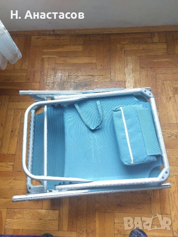 Продавам алуминиев шезлонг, снимка 3 - Къмпинг мебели - 54654983