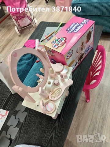 Детска дървена тоалетка, снимка 2 - Други - 54177579