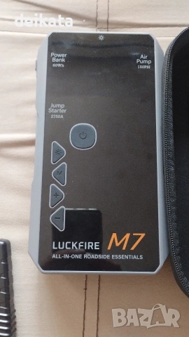 Luckfire M7 Смарт джъмп стартер и компресор, 12V, 8,5 л Б/6,5 л Д, снимка 2 - Аксесоари и консумативи - 54737785