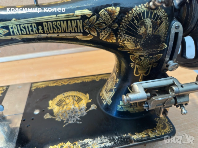 стара немска шевна машина за декорация, снимка 7 - Антикварни и старинни предмети - 54329507