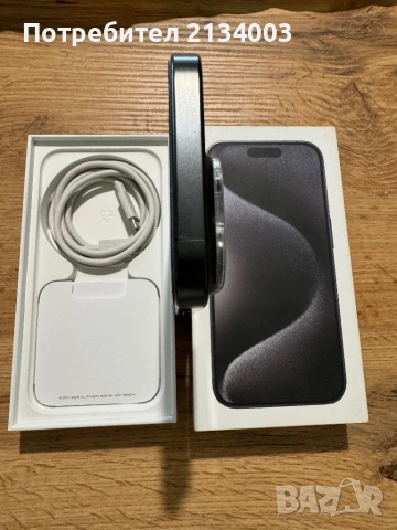 iPhone 15 Pro 128GB Гаранция Зора !!! като НОВ !!! 87% батерия, снимка 5 - Apple iPhone - 54800140