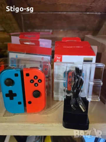 Джойстици за nintendo switch +докинг станция , снимка 6 - Аксесоари - 55432696