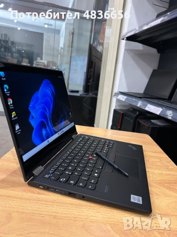 Като нов! Лаптоп Lenovo X13 Yoga touch i5/8GB RAM/256 NVMe, 3 м. гар., снимка 7 - Лаптопи за дома - 54761506