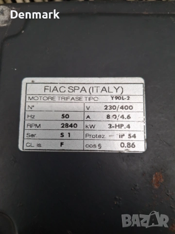 Италиански трифазен професионален компресор , снимка 6 - Други машини и части - 54151196