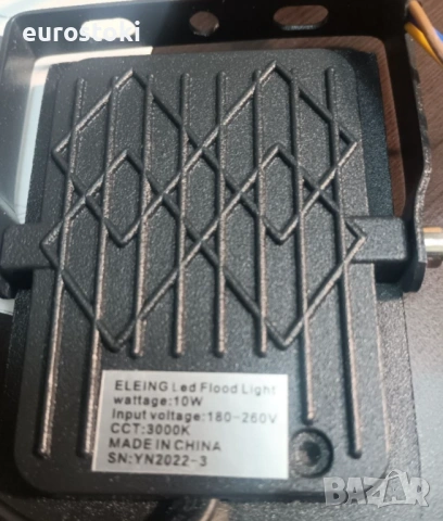 Мини външен LED прожектор ELEING, 10W,  800LM,  3000K (топло бяло), IP66, снимка 9 - Прожектори - 54491350