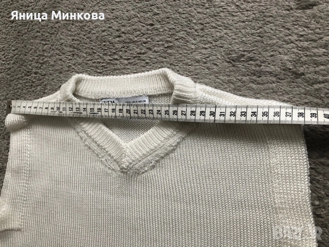 Дамски пуловер без ръкав Zara, снимка 6 - Блузи с дълъг ръкав и пуловери - 54392879