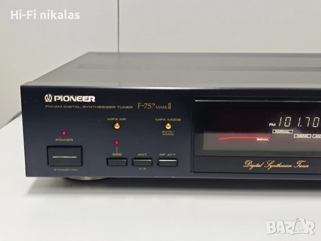 FM радио тунер стерео дигитален ресийвър PIONEER F-752 mk2, снимка 2 - Ресийвъри, усилватели, смесителни пултове - 54003656