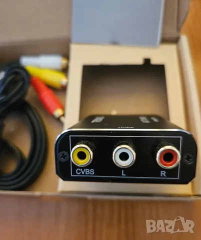 Tronou AV към HDMI конвертор, 1080P/720P, снимка 2 - Кабели и адаптери - 55594462
