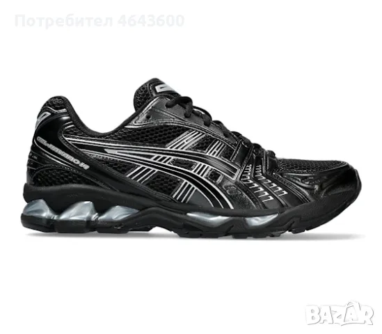 Унисекс маратонки ASICS Gel-Kayano 14 ”Black Pure Silver” Размер 41.5, снимка 7 - Маратонки - 55298834