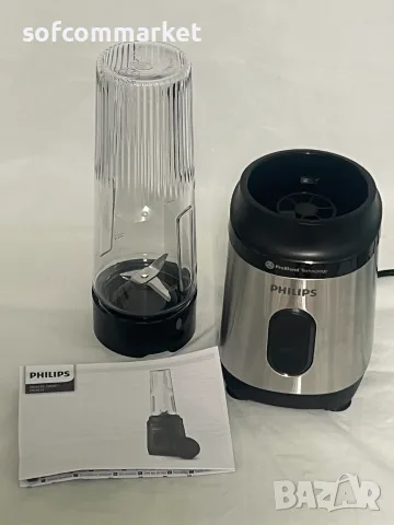 Мини блендер Philips Blend & Go (с 6 месеца ГАРАНЦИЯ) , снимка 2 - Блендери - 55363053