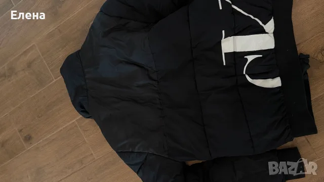 Calvin Klein Jeans зимно puffer яке – черно – унисекс – размер S - oversized , снимка 2 - Якета - 55441961