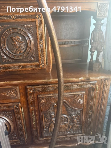 Старинен дървен скрин , снимка 3 - Скринове - 54137344