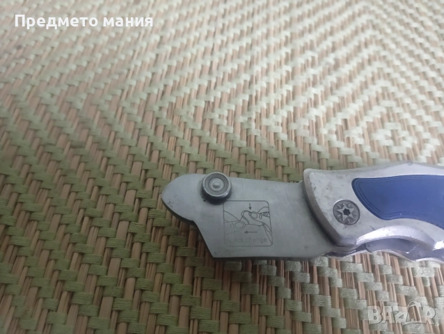 Комбиниран сгъваем нож 2-в-1 Berner Нож и Макетен нож, ножче, снимка 5 - Ножове - 54158565