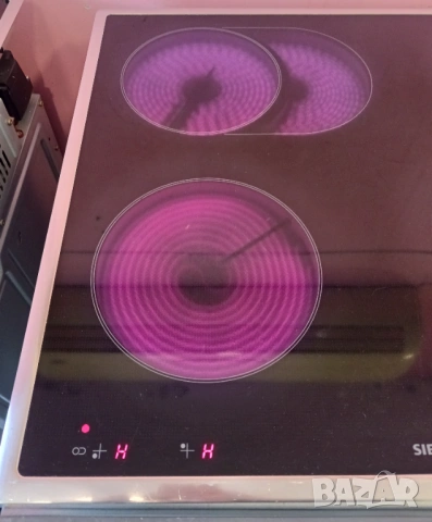 Печка за вграждане с керамичен плот SIEMENS, снимка 11 - Печки, фурни - 53987263