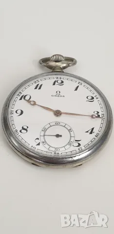 Джобен часовник Omega 1938 година, снимка 2 - Антикварни и старинни предмети - 55674951