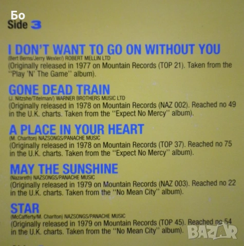 грамофонни плочи Nazareth, снимка 13 - Грамофонни плочи - 54059859