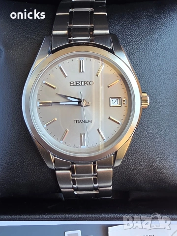 Seiko SUR369P1 Titanium, снимка 3 - Мъжки - 55280642