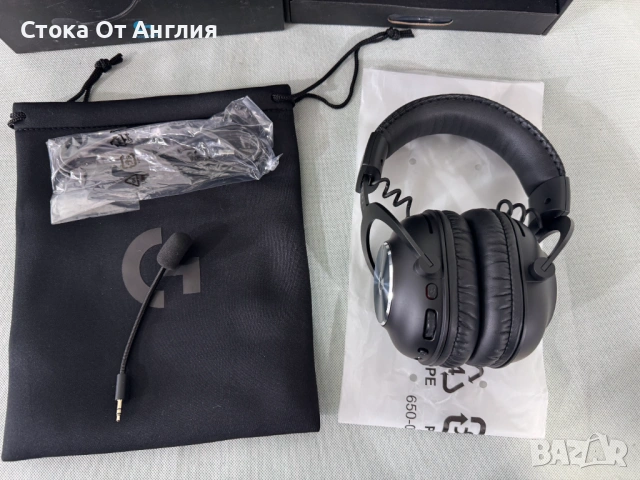 Слушалки Гейминг - PRO X WIRELESS, безжични, снимка 2 - Слушалки за компютър - 52550192