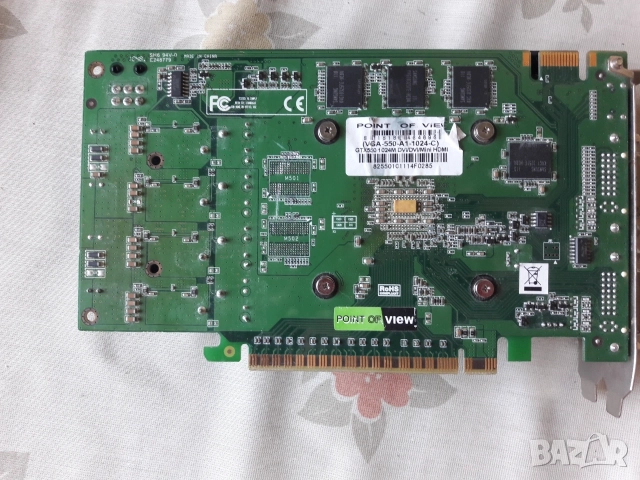 Видео карта Point of View GTX 550 1GB, снимка 2 - Видеокарти - 55073284