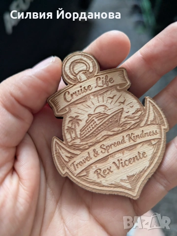 Рекламен магнит за бизнеса. Гравиран QR код от другата страна, снимка 2 - Декорация за дома - 54014823