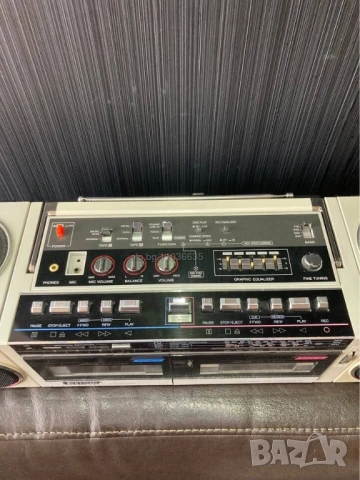 SANYO M-W24K VINTAGE RETRO BOOMBOX радио касетофон, снимка 9 - Радиокасетофони, транзистори - 54778618