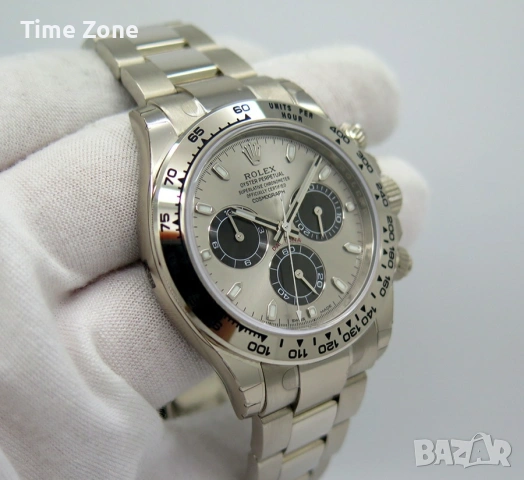 Rolex Cosmograph Daytona 40mm White Gold Grey Dial Automatic Различни Варианти, снимка 6 - Мъжки - 54042817