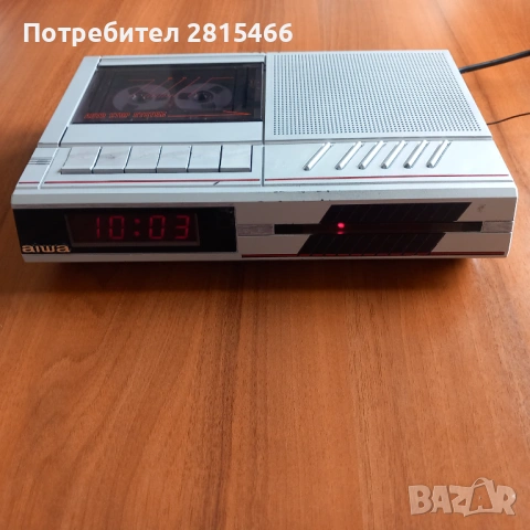 Радио касетофон с часовник и будилник, снимка 5 - Радиокасетофони, транзистори - 46880545