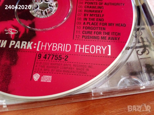 Linkin Park – Hybrid Theory оригинален US диск, снимка 2 - CD дискове - 54228532