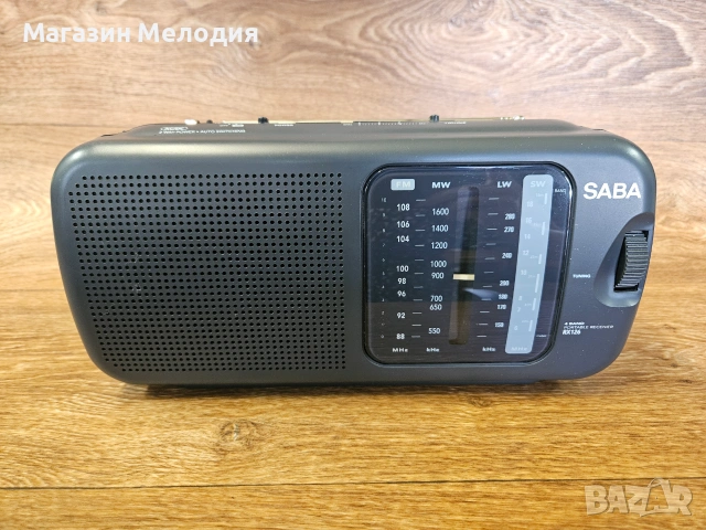 Радио SABA RX 126 – Ретро класика с отличен обхват четирибандов преносим радиоприемник (транзистор)​, снимка 3 - Радиокасетофони, транзистори - 55100837