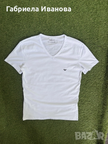 Мъжка тениска  Emporio Armani Underwear , снимка 2 - Тениски - 55464866