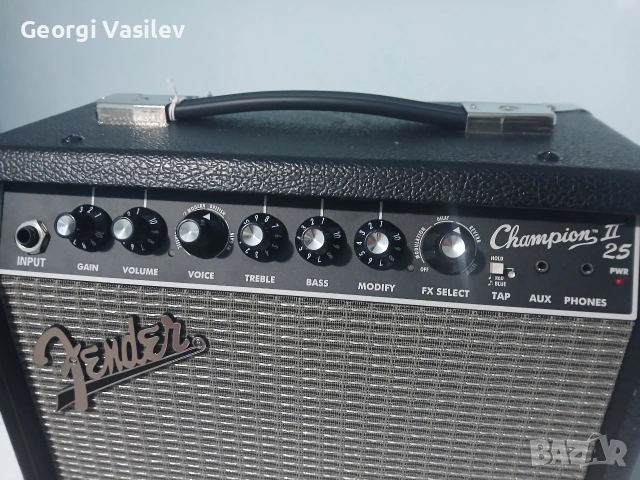 Усилвател за китара Fender Champion II 25 (кубе, комбо), снимка 3 - Китари - 54797829