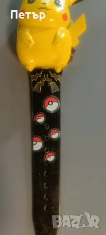 Оригинален ретро часовник Nintendo Pokémon - Pikachu (1998 г.) / Vintage C-Watch, снимка 6 - Детски - 55400388