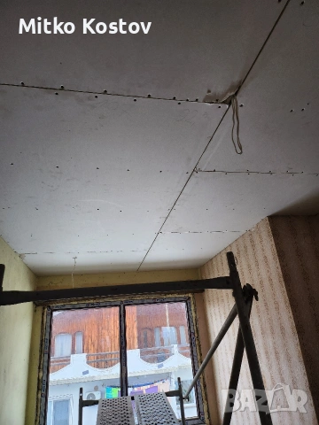 Поставяне на гипсокартон и шпакловки, снимка 2 - Ремонти на апартаменти - 54896653