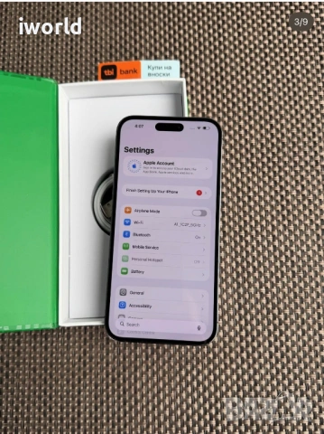 100% Battery! iPhone 14 PRO MAX Лизинг от 20Е/мес deep purple 128gb, снимка 6 - Apple iPhone - 54052260